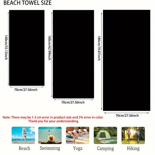 Beach Towel Tropical Beach Scene Pattern Sun Protection Windproof Suitable For Swimming Pool Camping Travel Blanket