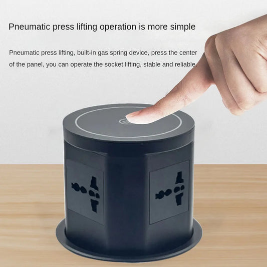 pop up outlet、pop up outlet for countertop、Office Conference Desktop Pop-Up Socket、Kitchen counter pop-up power socket