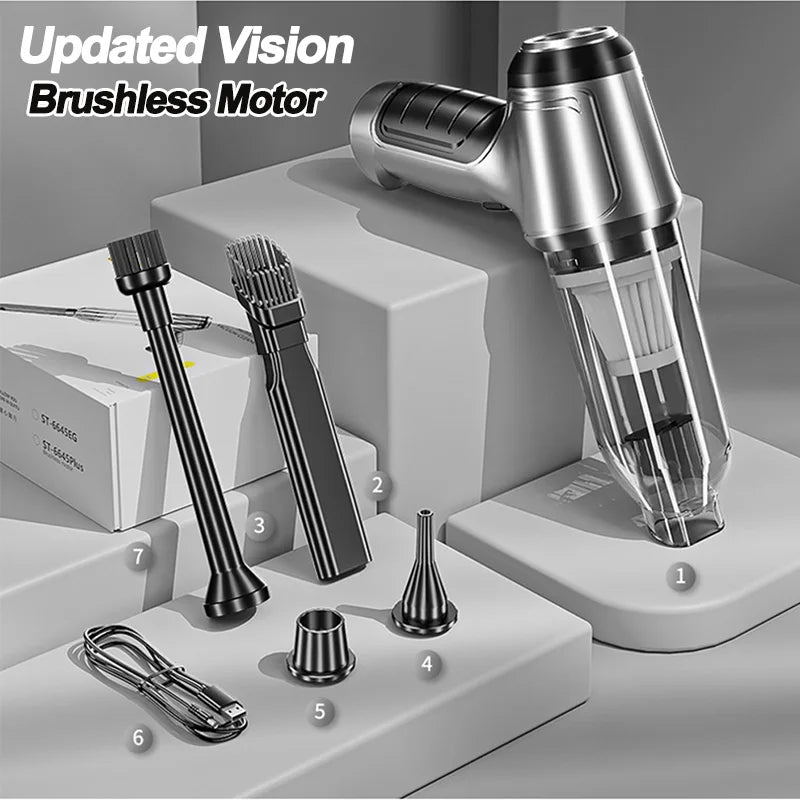 Car Vacuum Cleaner Auto Robot Wireless Cleaning Machine Automotive Car Accessories Home Appliance Tools Strong Suction Cleaners