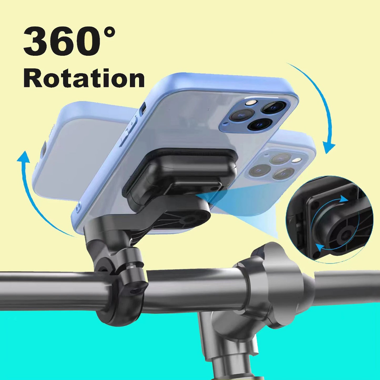 Bike Phone Holder,Magnetic Phone Holder,Motorcycle Cell Phone Holder,Mountain Bicycle Stem Phone Holder,for various phone models