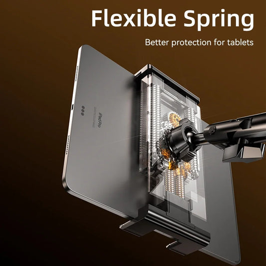 Tablet Bracket for Bed iPad Stand 360° Rotating Bed Tablet Mount Stand with 90cm Metal Arm For 4.7~12.9 inch Phone Tablet Holder