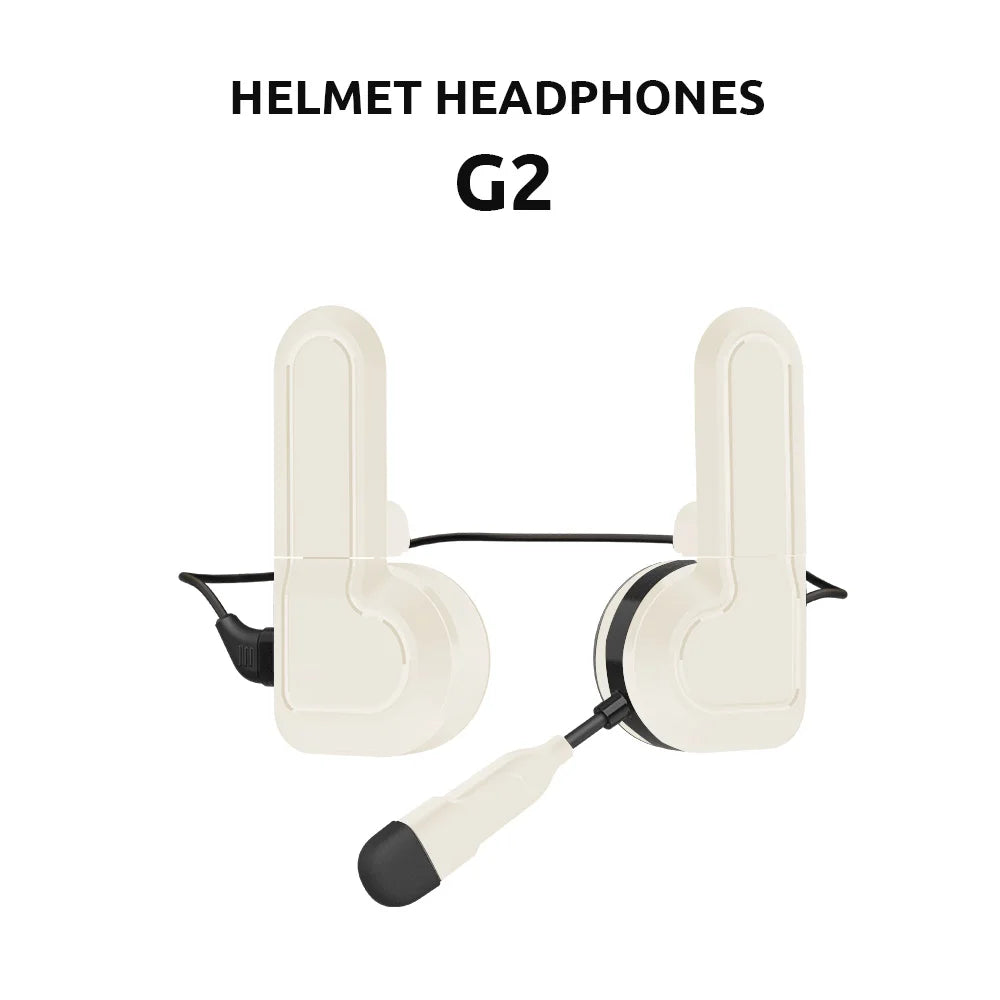 Motorcycle Bluetooth Helmet Headset Double Ears Voice Control Hands-Free Call BT5.3 Waterproof HeadphonesMusic Microphone Player