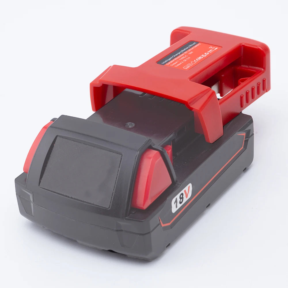 Power Bank Charger For Milwaukee 18V Lithium Battery With USB With Type-C for Laptop Mobile Phone Fast Charging(NO Battery)