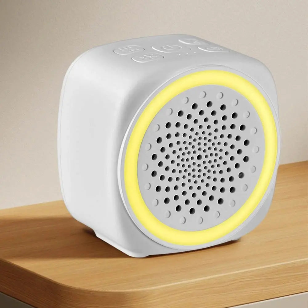 with RGB Lighting Baby White Noise Machine 26 Types Soothing Music with Timer Sleep Sound Player Night Light White Soft Lighting