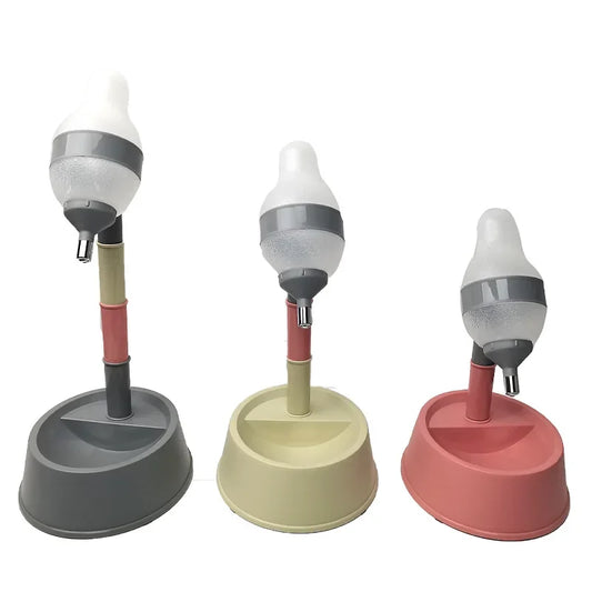 Pet integrated water dispenser, dog basin feeding, cat water dispenser, vertical dog water kettle, high pitch licking, rolling