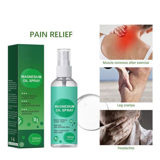100ml Magnesium Oil Spray Pure Magnesium Oil Body Spray Magnesium Mist for Massage Relaxation