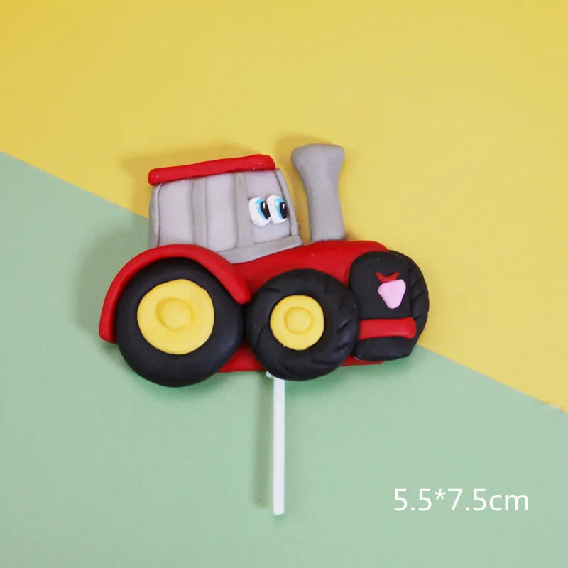 Farm Animal Cake Toppers Barnyard Themed Cake Decor Mini Sheep Horse Cow Pig Cake Toppers Farm Animal Baby Shower Birthday Decor