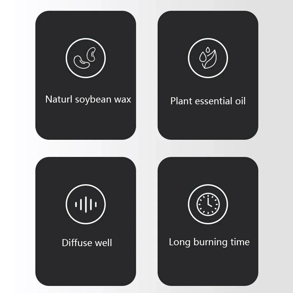 Enchanting Aromatherapy Candles: Long-Lasting Freshness for a Romantic, Festive Home Ambiance - Perfect Christmas Gift!