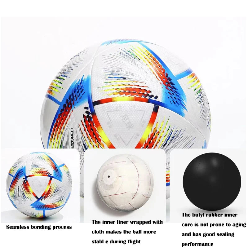 Size 5 Soccer Balls Professional High Quality Soft PU Seamless Outdoor Sports Football Training Match