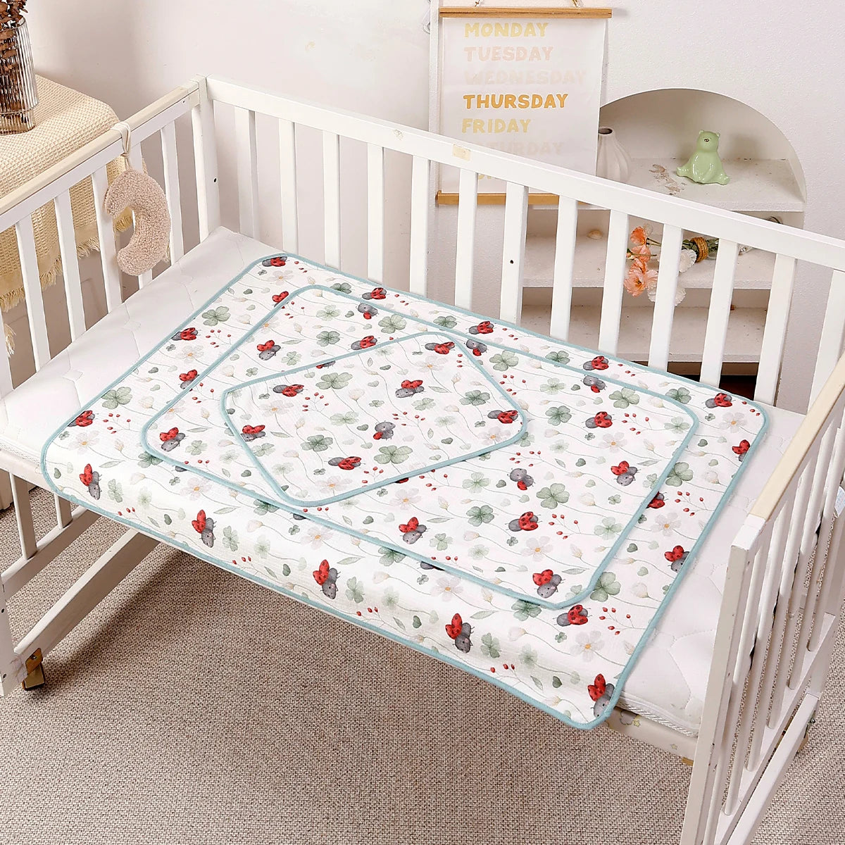 Elinfant S/M/L Size Portable Diaper Changing Mat,Waterproof Foldable Baby Changing Pad,Bedding, Mattress, Replacement cover