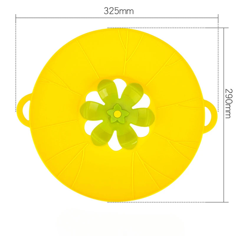 Silicone pattern anti-spill lid, silicone fresh-keeping lid, rotatable lid, kitchen gadgets