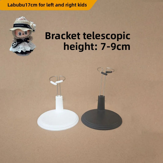 LABUBU Adjustable Metal White Black Doll Dummy Puppet Wrist Stand Holder Bracket Support Dollhouse Accessories Toy Store Display