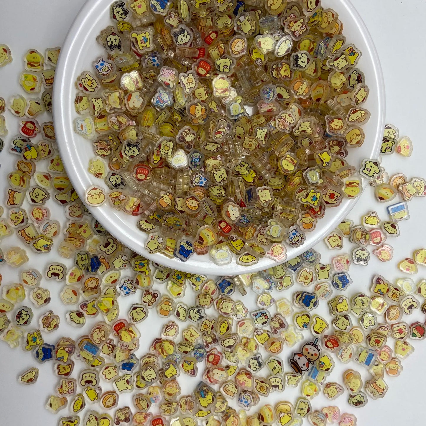 Chiikawa acrylic DIY accessories animation peripheral acrylic accessories Xiaobawusaqi flying cat and mouse accessories pendant