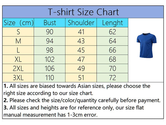 Mens T-shirt Casual Shirts Sport Short Sleeved Top Summer Hot Sale Quick Dry Tees