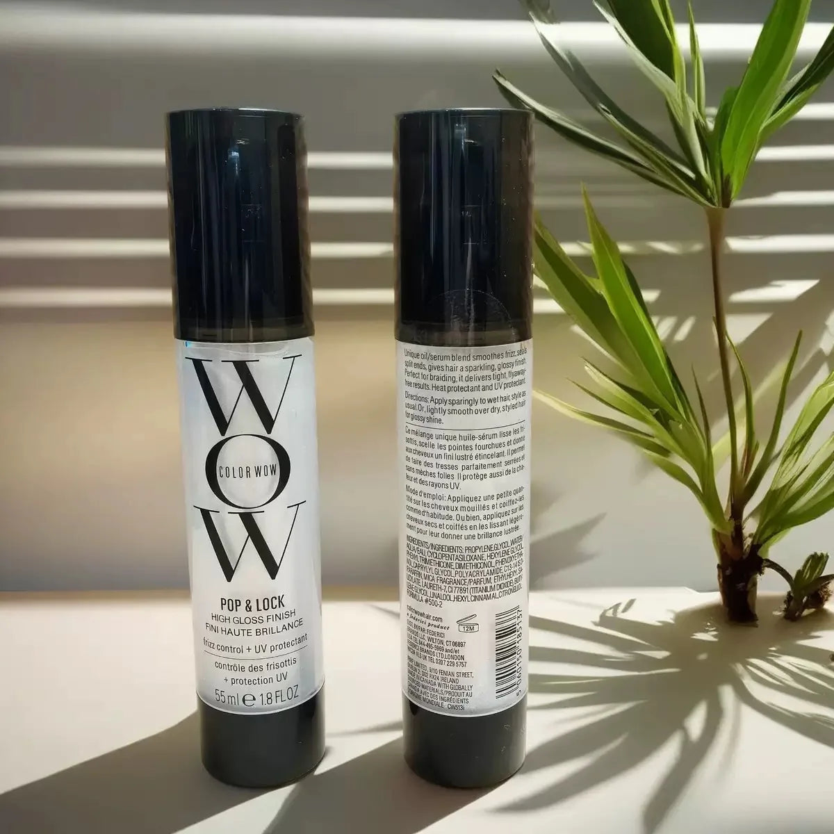 Color Wow Pop + Lock Anti-frizz Care Gloss Essence Cream Styling Natural and Soft Lotion