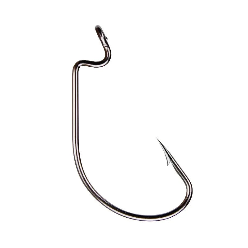 Crank Hook Set 50pcs/Box 2# 1# 1/0# 2/0# 3/0# Having Barbs Carp Snap Fishing Big Hooks Tackles Fish Hook Sets Suit