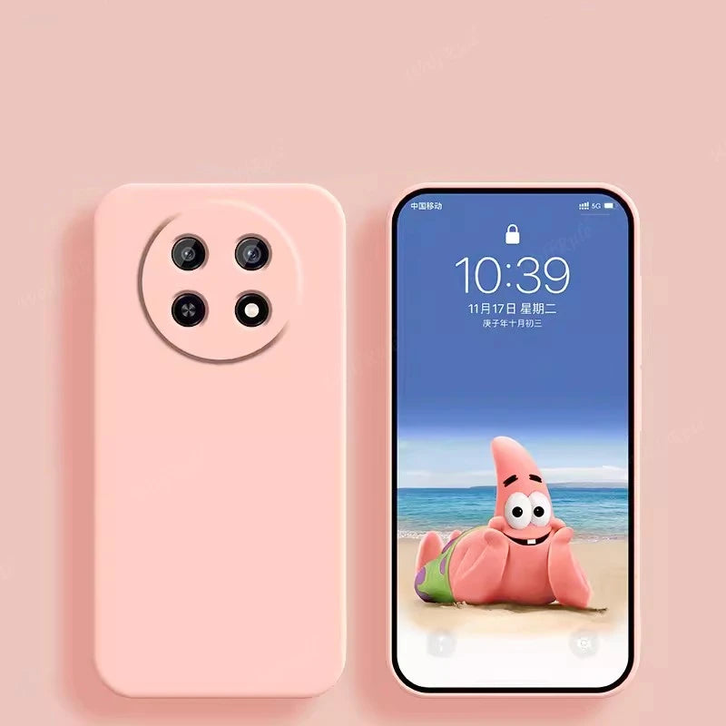 For Huawei Nova 12i Case Cover Huawei Nova 12i Capa Phone Back Bumper Shockproof TPU Liquid Silicone Soft Fundas Huawei Nova 12i