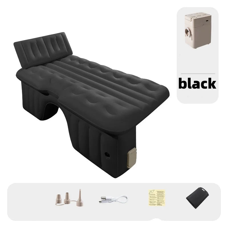 Car Inflatable Bed Trunk Leveling Pad Mattress Sleeping Pad Car Converted Bed Foldable Car Travel Bed Camping Bed