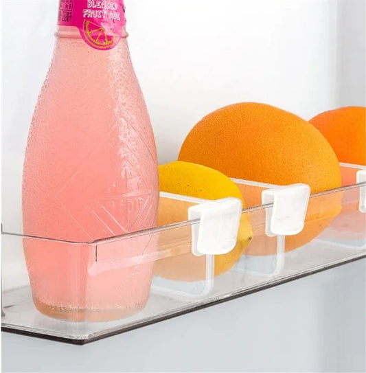 Refrigerator Storage Partition Board Fridge Kitchen Organization Home Divider Storage Splint Kitchen Bottle Can Shelf Organizer