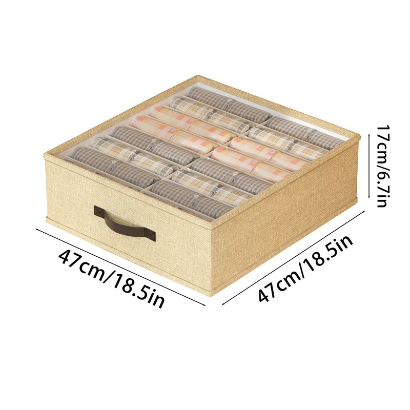 Sports Bra Underwear Organizer Storage Box Panties Socks Storage Boxes Wardrobe Clothes Organizer Cabinet Drawers Separator Box