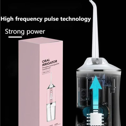 Hqd Portable Household Electric Tooth Washer Teeth Cleaning Oral Care No Harm to Teeth Dental Rechargeable Teeth Whitening