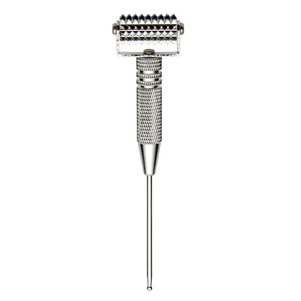 Multifunction Face Roller Painless Micropin Skincare Manual Massager Arms Neck Massage Roller Ear Acupoints Probe Beauty Tool