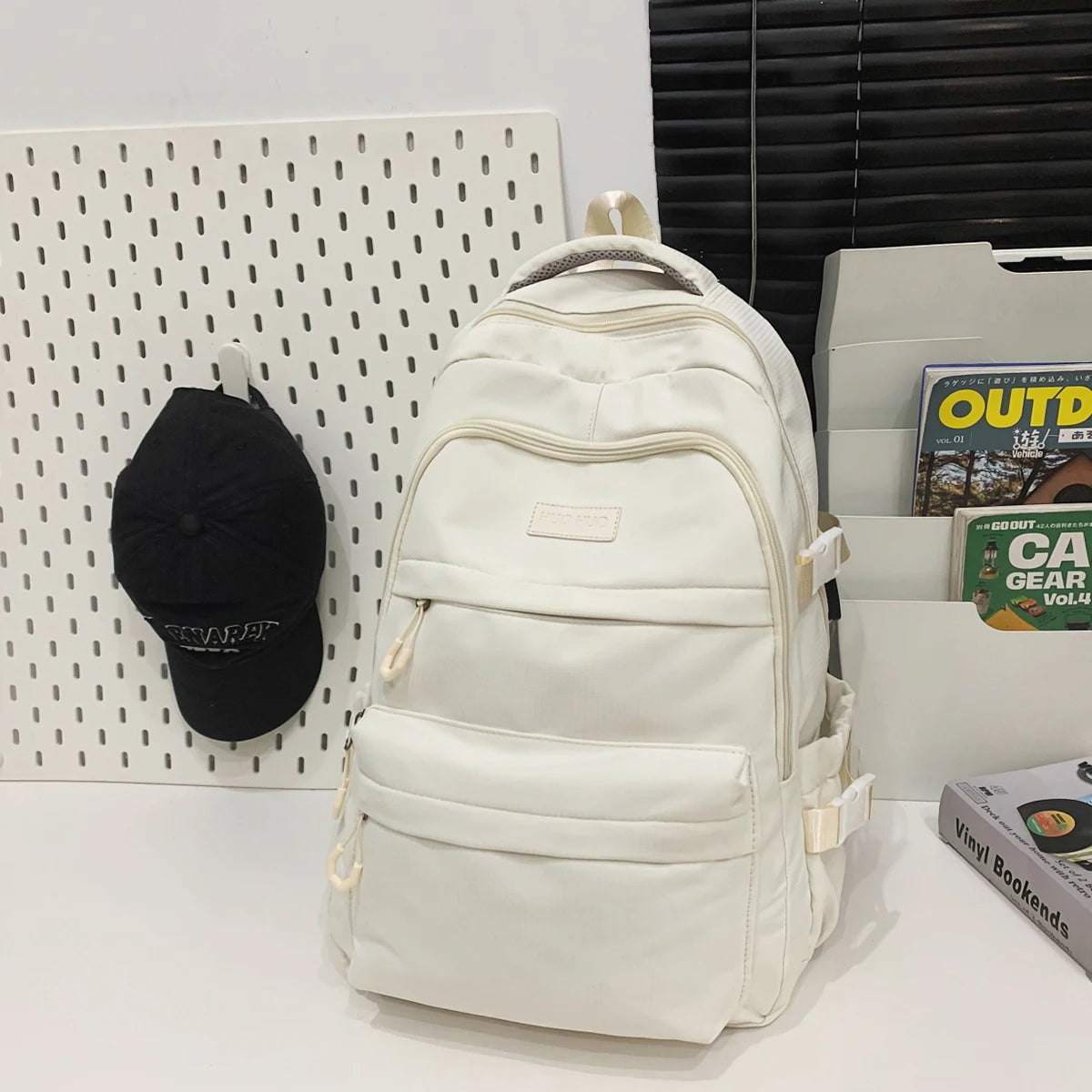 Schoolbag Unisex New Japanese Simple High School Student Junior High School Student Large-Capacity Backpack