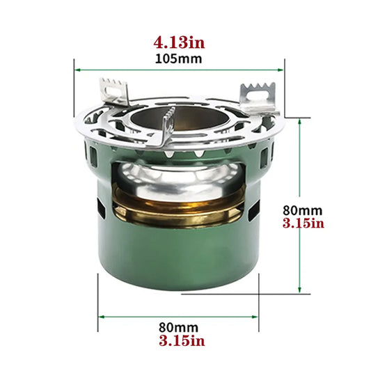 Camping Gear and Accessories Alcohol Stove Outdoor Furnace Portable Mini Barbecue Assesories Camp Cooking Supplies Hiking Sports