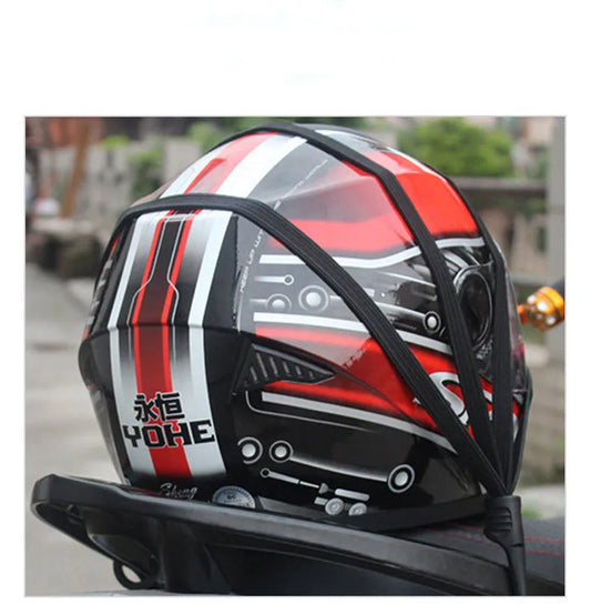 2 Hooks Universal Motorcycle Retractable Luggage Strap Fit For Securing Luggage and Helmet