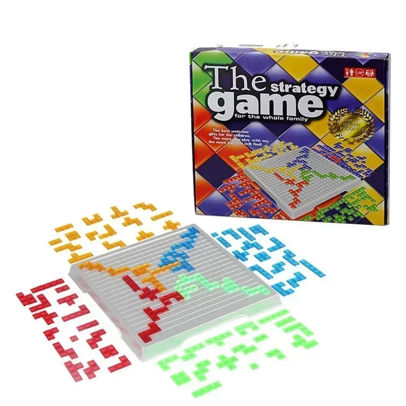 Intellectual Puzzle Blokus Board Game English Version Party Games for Children Toy Kids Tos Family Game 2 Player/4 Player Set