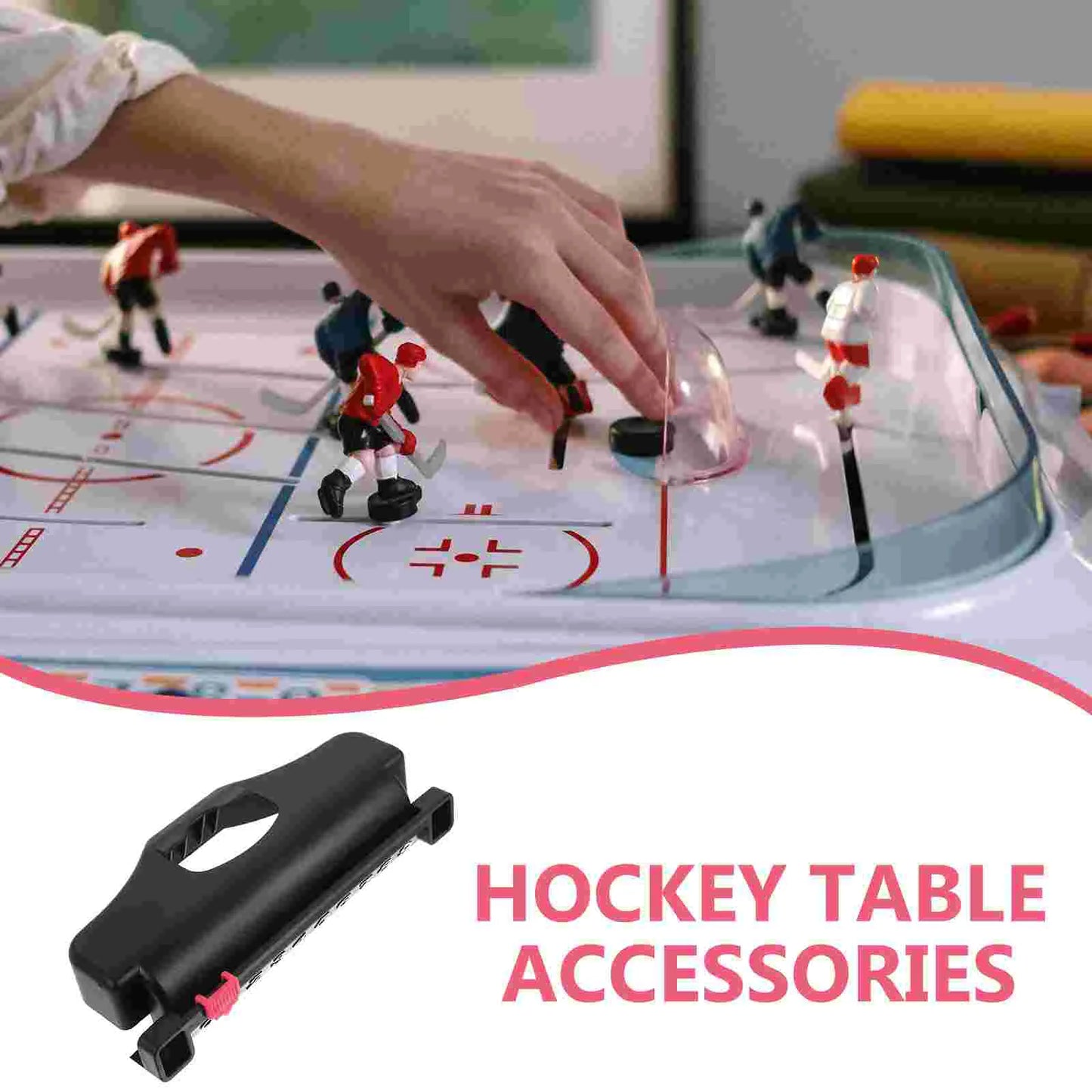 2Pcs Air Hockey Supplies Ice Hockey Table Scorekeepers Field Hockey Accessories Plastic Goal Counters Hockey Scoring Boxes For
