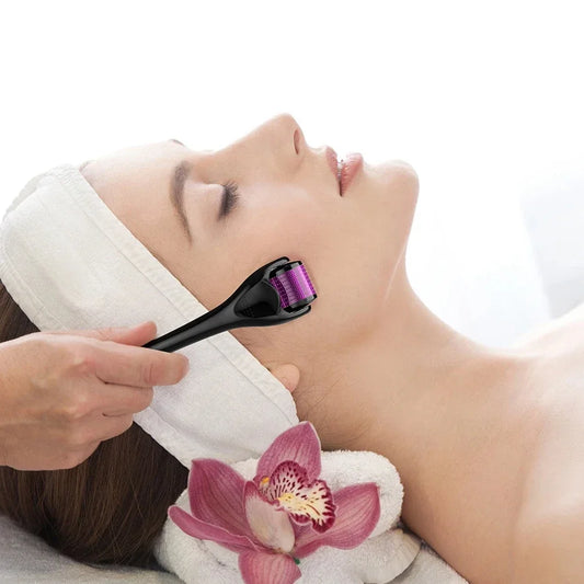 0.25mm 540 Derma Roller For Facial Skin Body Face Care Hair Growth Beard Acne Wrinkle Red Blood Removal Micro Needle Treatment