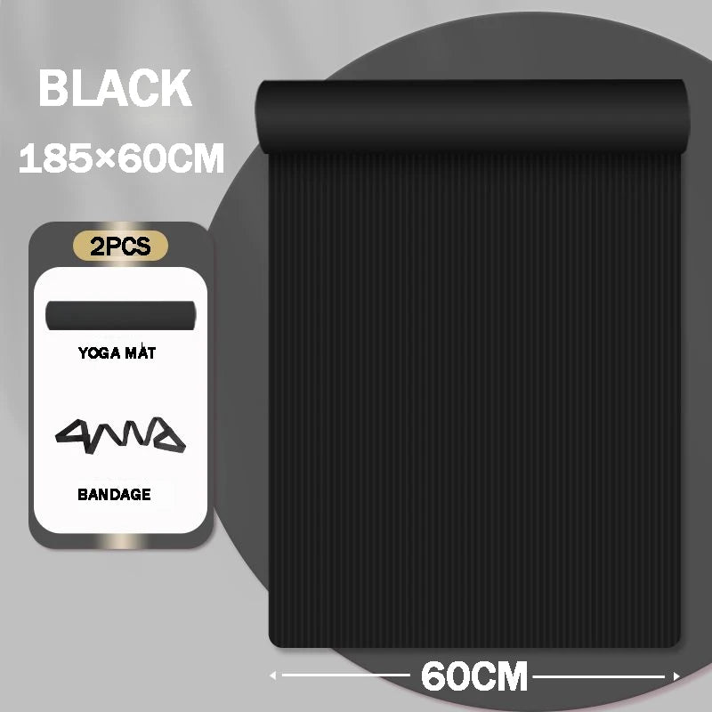 Yoga Mat Anti-skid Sports Fitness Mat Thick NBR Comfort Foam Yoga Matt For Exercise Yoga And Pilates Gymnastics Mat