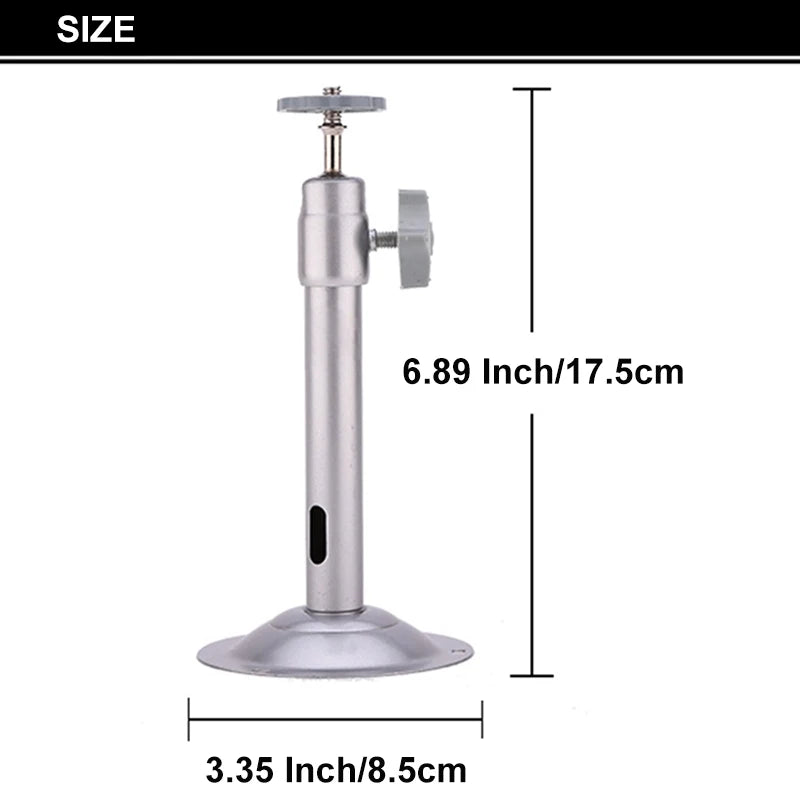 Adjustable Security Camera Metal Brackets Indoor/Outdoor Security Wall Mount for CCTV Security Camera Home Surveillance System