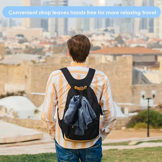 Travel Luggage Fixed Strap Backpack External Strap Portable with Release Buckle Add-A-Bag Luggage Strap Belt Jacket Holder