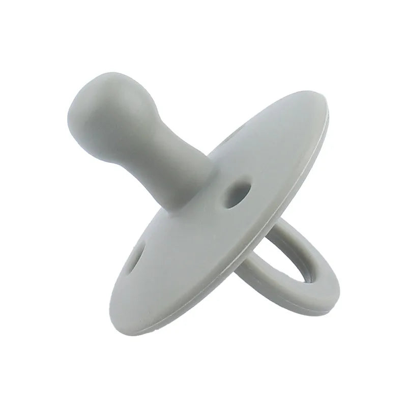 Baby Silicone Pacifier Newborn Infant Chewing Supplies Nipple Dummy Soft Teether Toy Food Grade Silicone Nursing Accessories