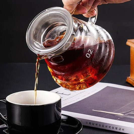 600ml Glass Coffee Carafe, Coffee Pot Clear Standard Coffee Server for Pour Over Coffee Maker