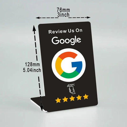 Slim Size NFC Google Reviews for Google Reviews Social Business Review Cards NFC Stand