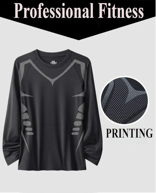 Sports Suit Men's Running Training Clothes Fitness Clothes Spring 2-3 PCS Running Quick-drying Sports Sets Jacket Mens Clothes