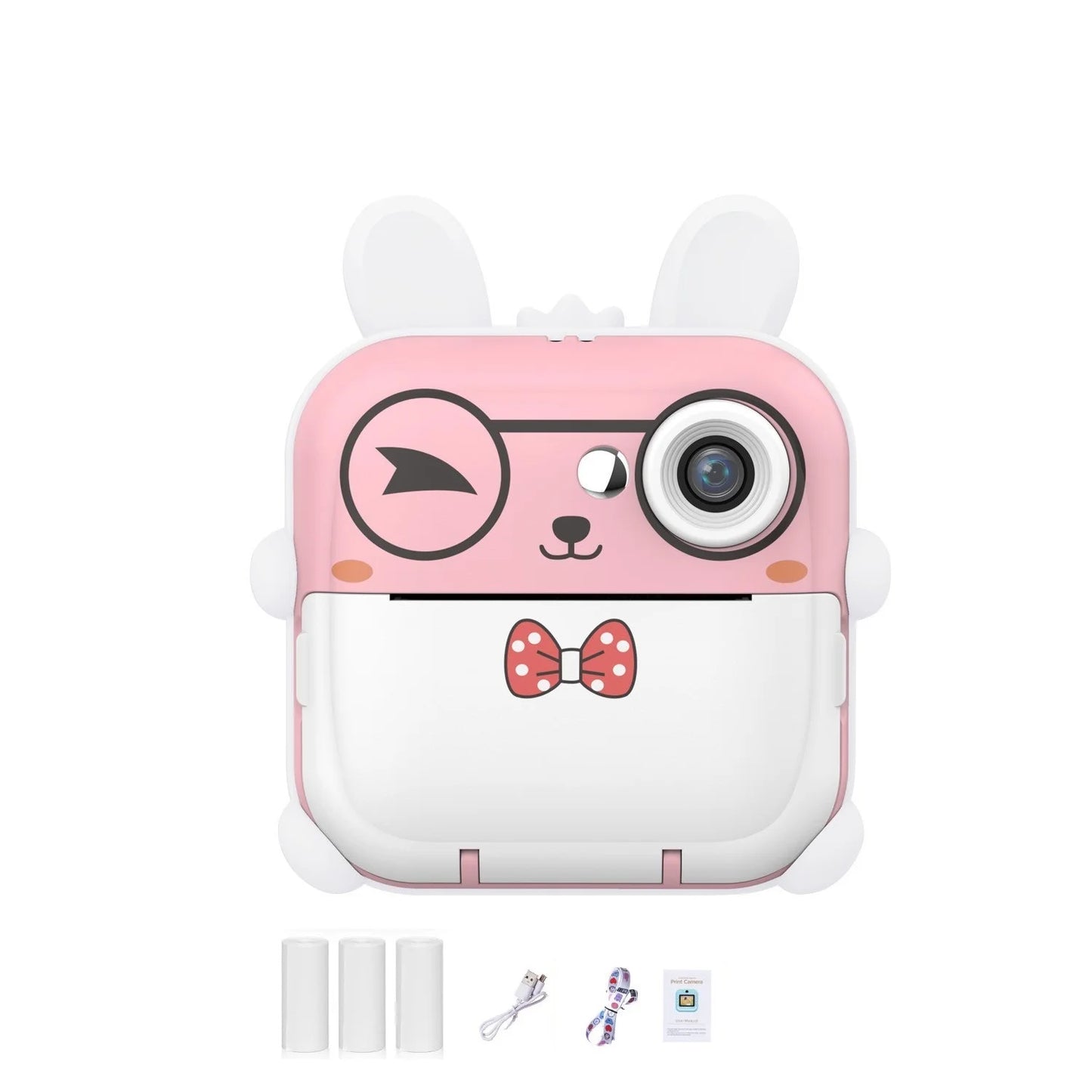 Children 1080P HD Digital Camera Mini Thermal Printer Photography Instant Print Photo HD Digital Video Cameras Portable Toy