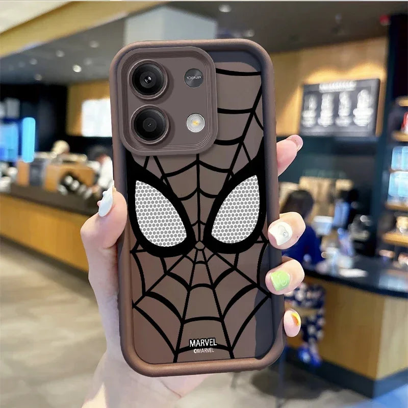 Marvel SpiderMan Anime Phone Case For Redmi Note 13 12 Pro Plus 5G Note 13 12 11 10 Pro 12C 10C 9C A2 A1 Carton Redmi Phone Case