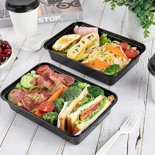 50-Pack Meal Prep Containers Food Storage Lunch Box Reusable To-Go Food Containers