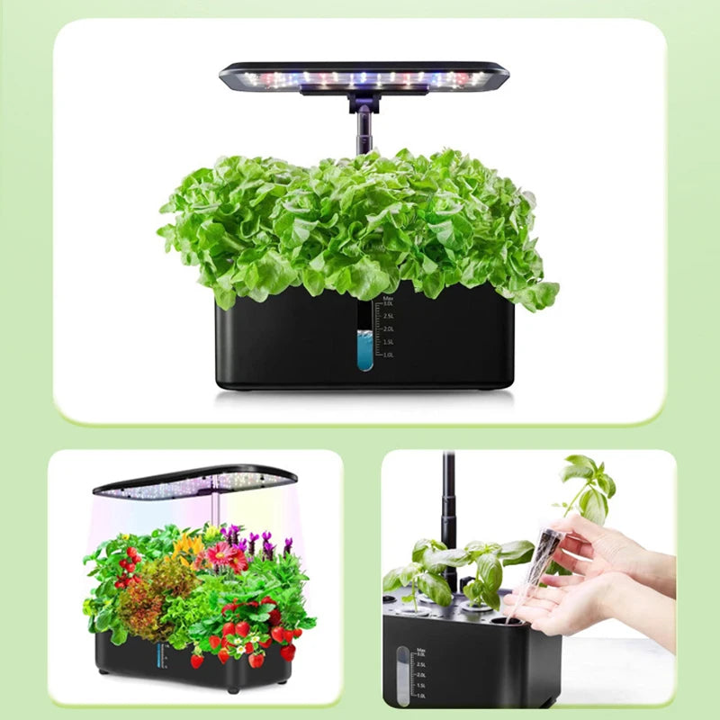 40Pcs Hydroponic Garden Accessories Pod Kit Including Grow Baskets Transparent Insulation Lids Plant Grow Sponges Labels