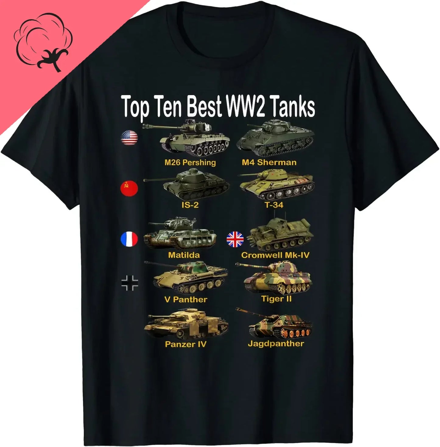 2024 WW2 German Sturmtiger Assault Tiger Gun Panzer 100%cotton T-Shirt. Summer Mens T Shirt New SX-4XL