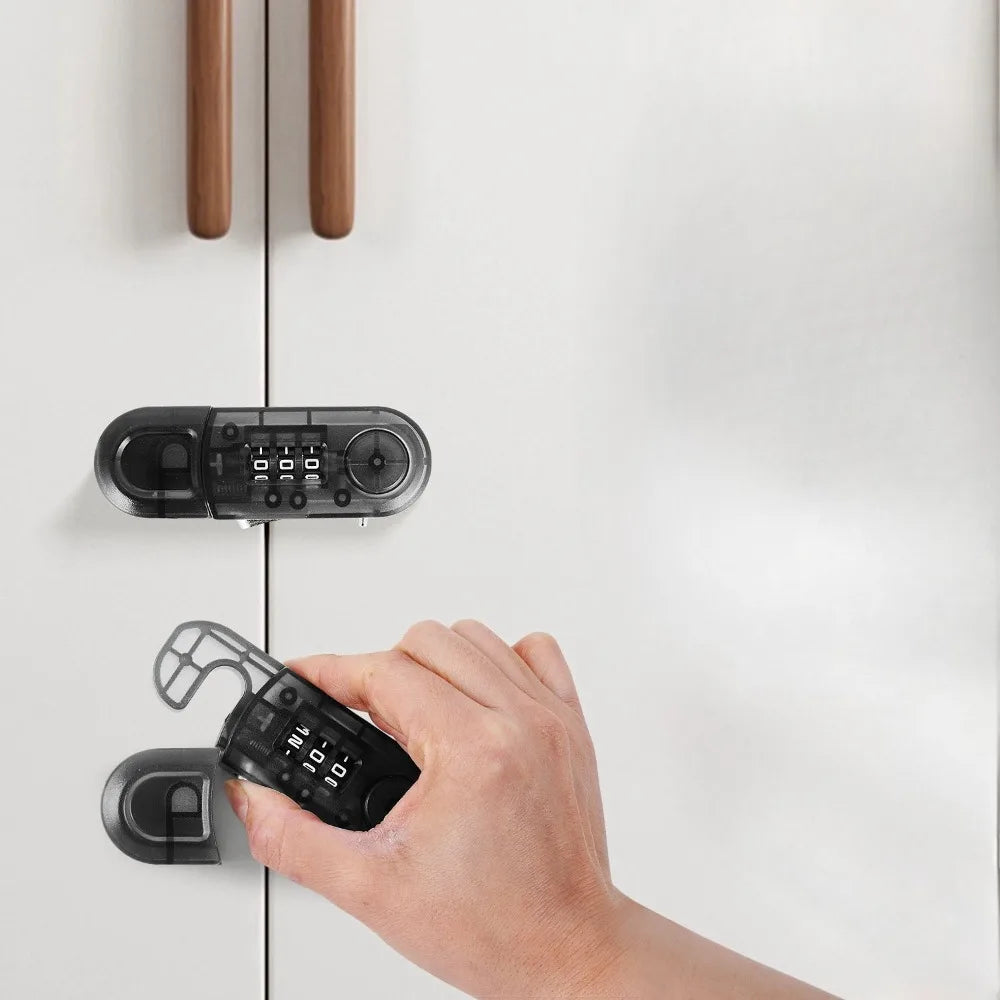 Fashion Anti-theft Drawer Password Lock Multi-function Plastic Cabinet Door Safety Lock Children Protector Cupboard Lock
