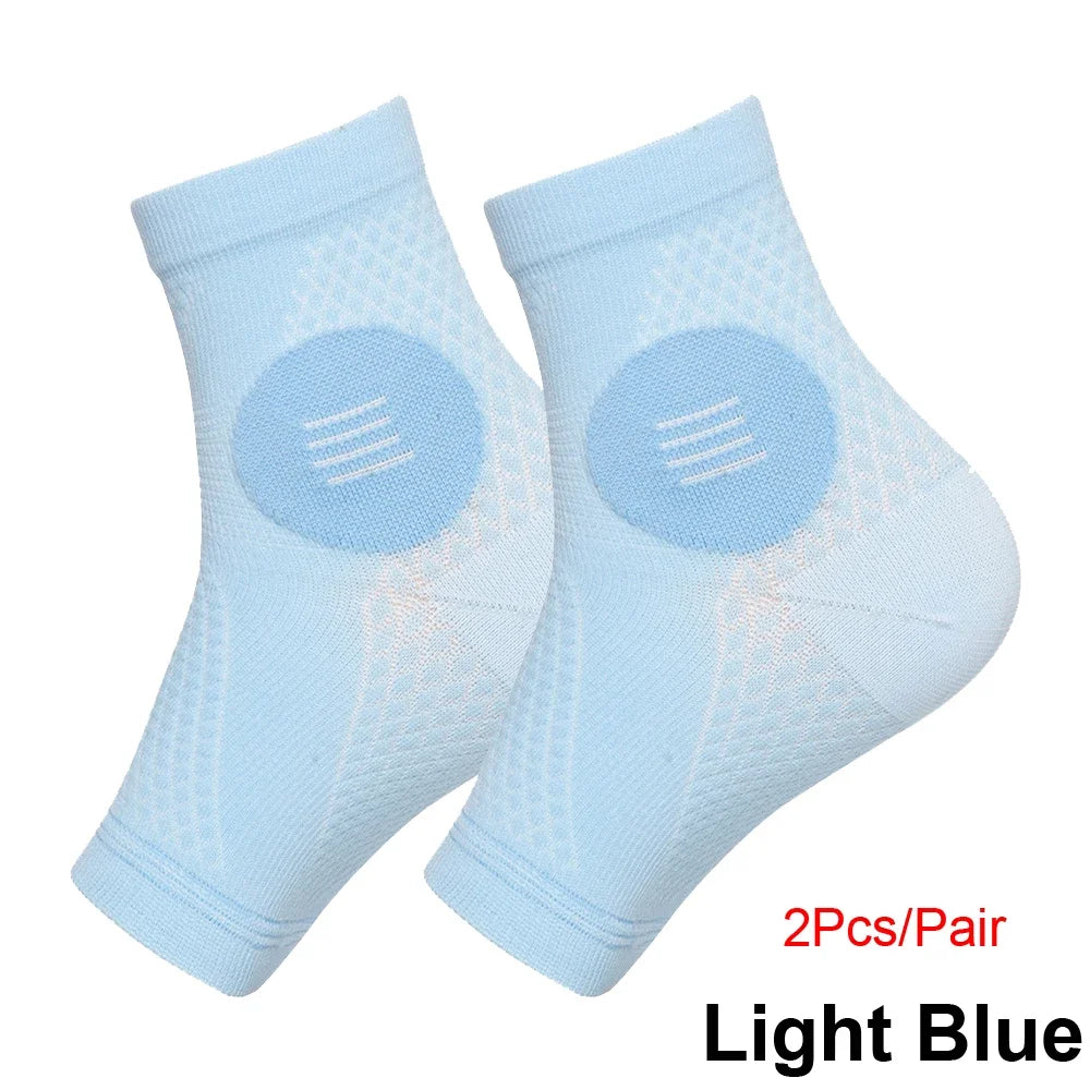 1Pair Neuropathy Socks - Peripheral Neuritis Compression Diabetic Toeless Foot Sleeves for Nerve Damage Pain in Feet, Ankle Gout