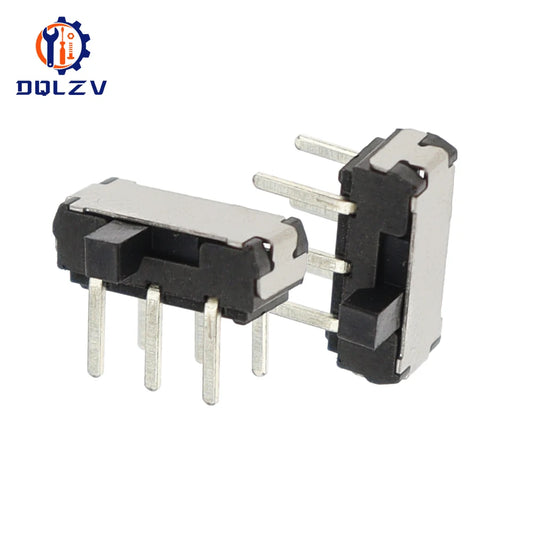 MSK-22D18 MINI Slide Switch 2P2T DPDT DIP 6Pin Side Slide Mini Toggle Switches Micro Slide Switches Black