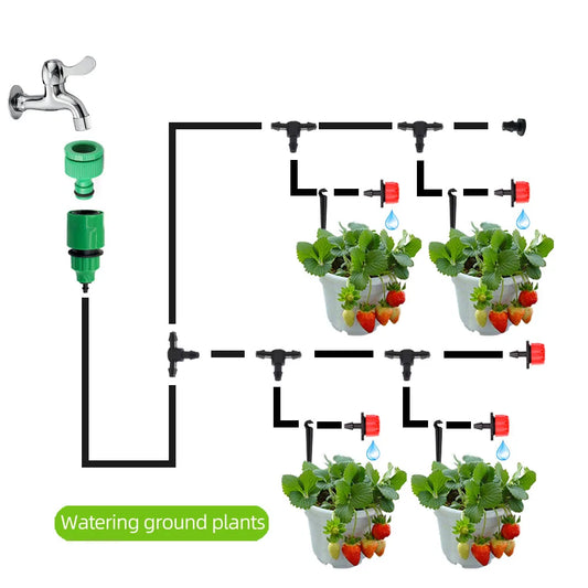 Watering System With Timer Micro Drippers For Irrigation Drip Irrigation System Watering Set Water Plant System Automatic