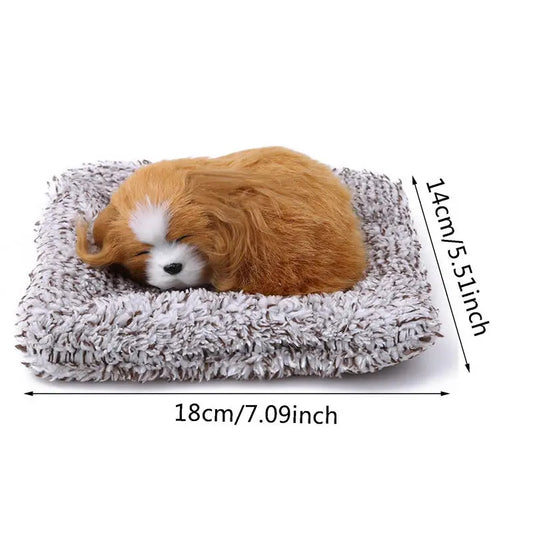 Car Stuffed Toys Lovely Simulation Animal Plush Sleeping Dogs Toy Kids For Car Decor