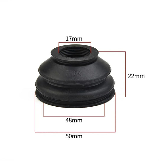2Pcs Car Suspension Steering Ball Joint Dust Boot Covers Rubber Track Rod End And Ball Joint Boots Suspension Parts